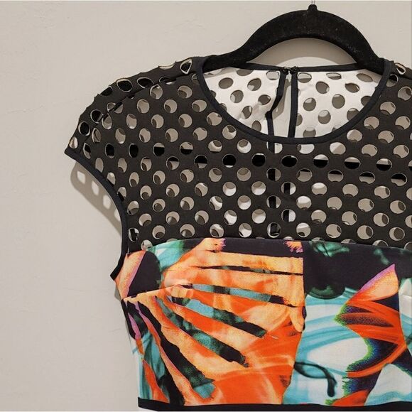 FINAL SALE🌷Clover Canyon Print Bodycon dress size XS - Picture 5 of 13